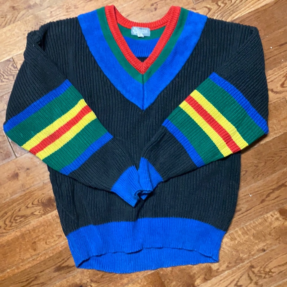 Vintage merona colorful winter sweater